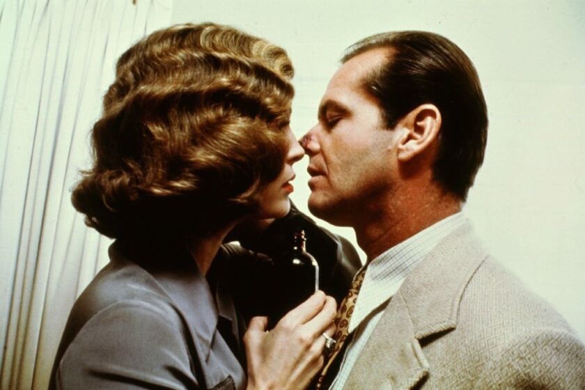 Faye Dunaway and Jack Nicholson in "Chinatown" (1974).
