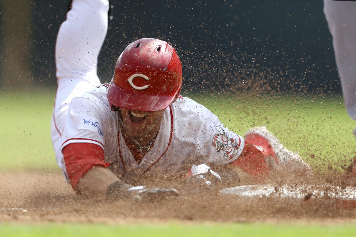 Cincinnati Reds' Elly De La Cruz scores game winner in Greene's return