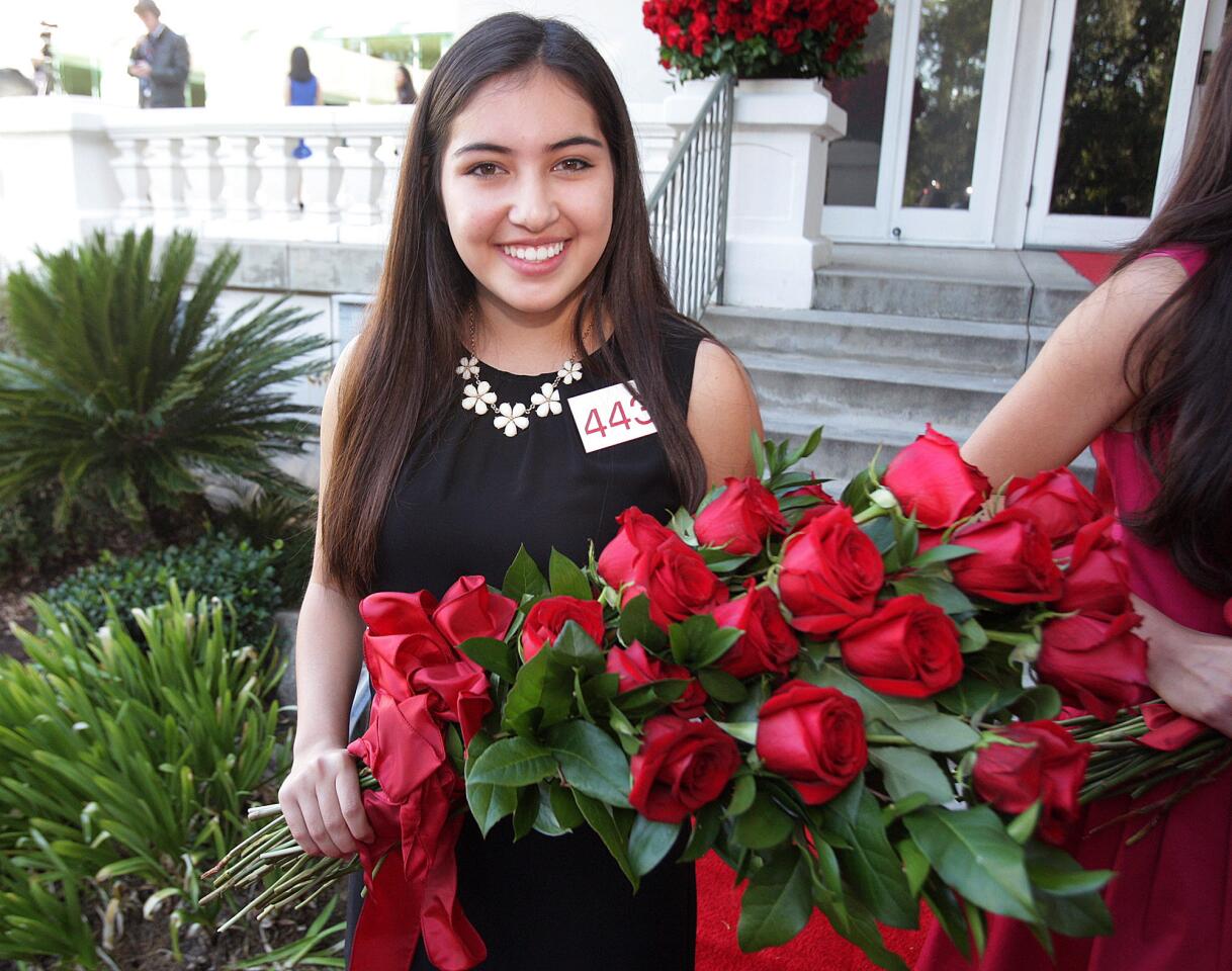 La Cañada High School's Sarah Sumiko Shaklan is selected to the Royal Court at the announcement of the 2016 Tournament of Roses Royal Court at the Tournament House in Pasadena on Monday, Oct. 5, 2015.
