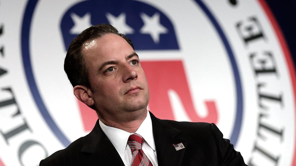 Republican Party Chairman Reince Priebus.