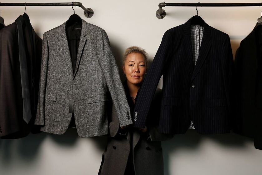 Stylist Jeanne Yang, in her Beverly Hills studio, has made a career out of dressing some of Hollywood's top stars.