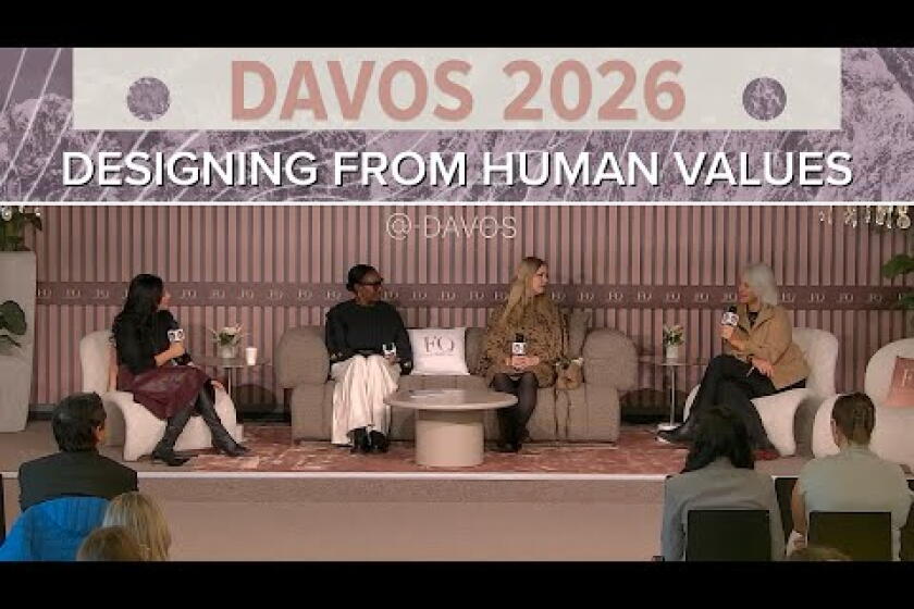 Innovating With Intention: Designing From Human Values | Female Quotient Lounge at Davos
