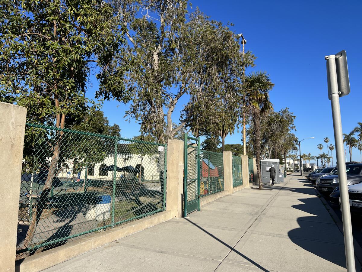 An assault involving middle school-age teenagers was reported outside the La Jolla Recreation Center.