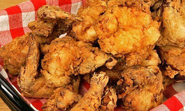 Crispy fried chicken