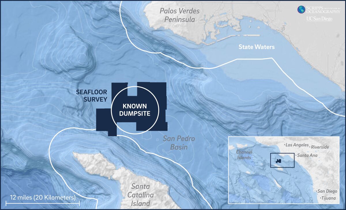 Map showing the more than 36,000 acres of seafloor surveyed by the Scripps researchers.