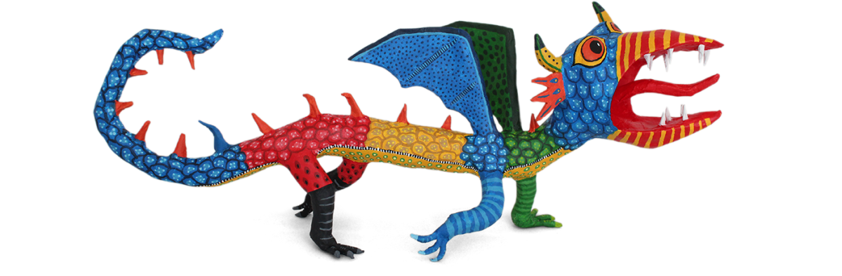 Un alebrije es el Doddle con el que se le rinde tributo al arte mexicano.