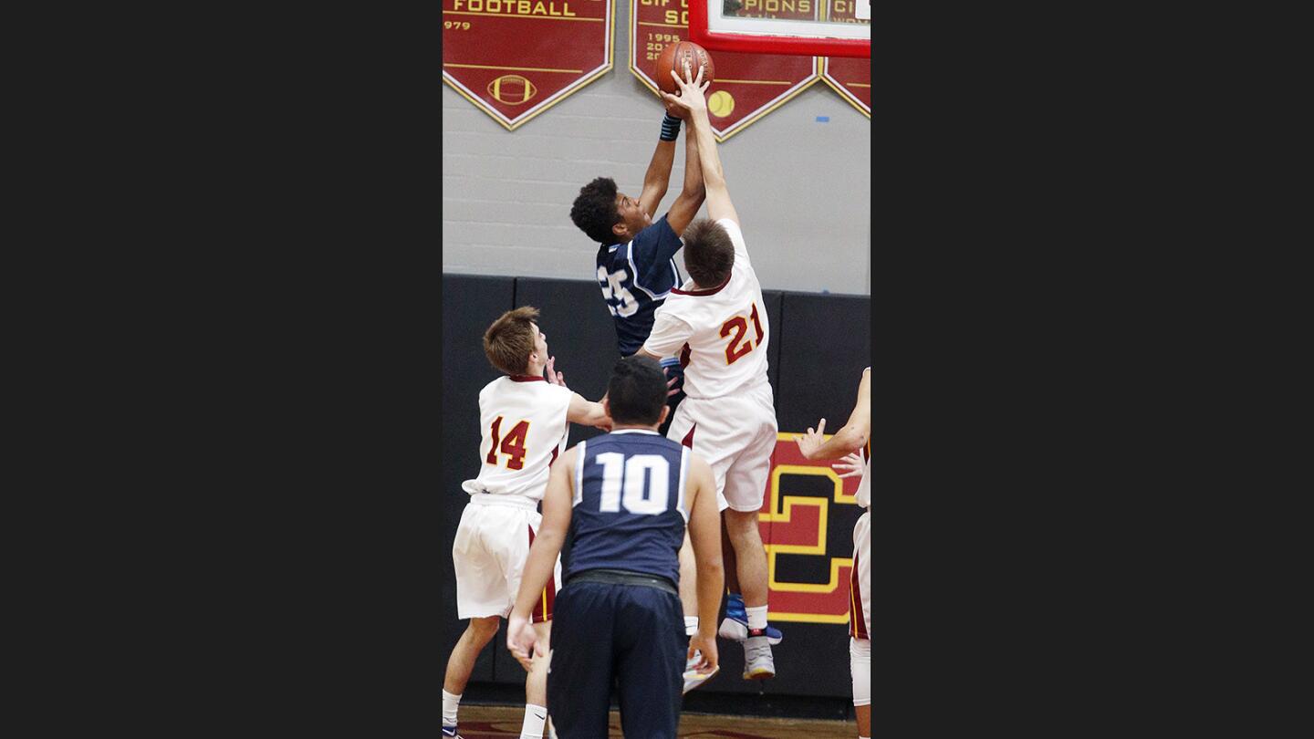 Photo Gallery: La Canada vs. Marshall in boys' basketball