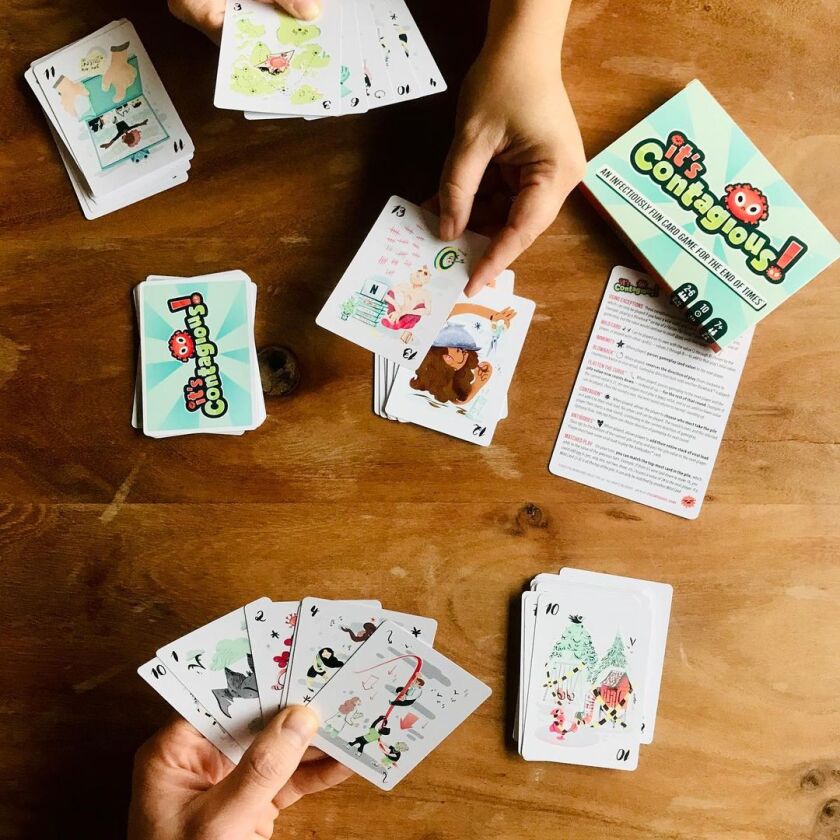 Fallbrook Couple Hope Their Covid Themed Card Game Goes Viral The San Diego Union Tribune