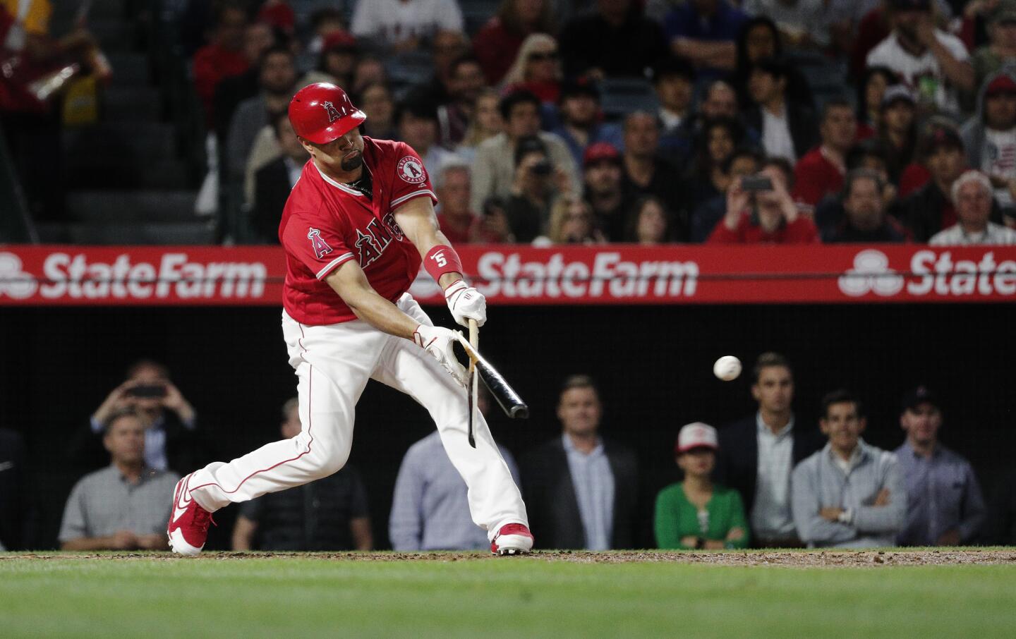 Angels first baseman Albert Pujols