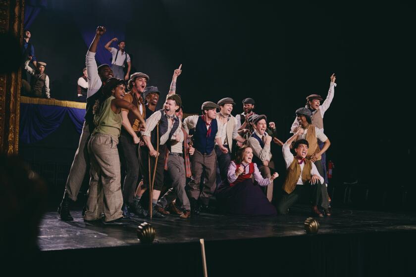 Broadway actors unite for an updated"Newsies" medley, revised to encourage voter registration.