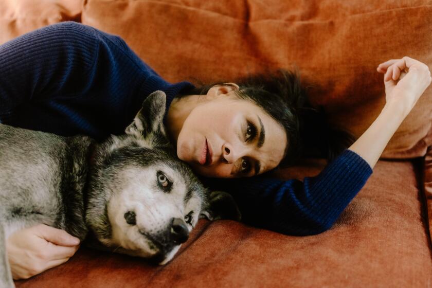 LOS ANGELES, CA - NOVEMBER 21: Sarah Silverman is photographed in her home in Los Angeles, CA on November 21, 2023. (Elizabeth Weinberg / For The Times)