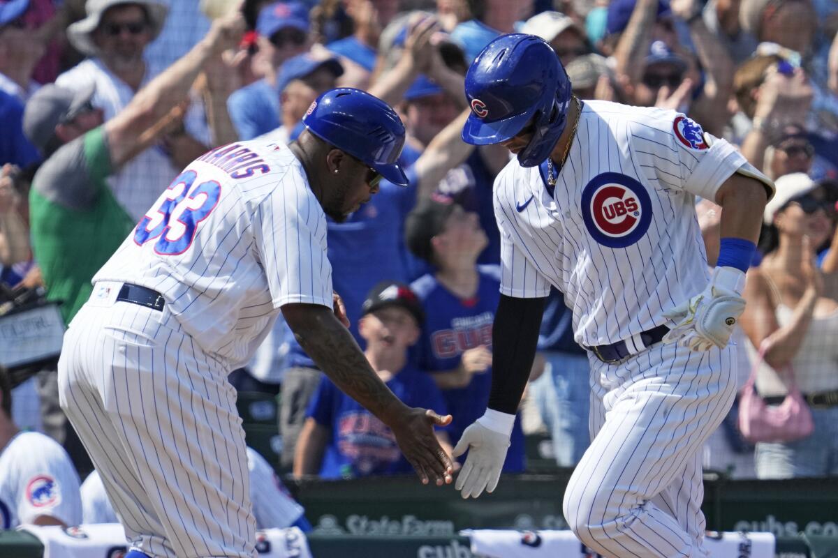 Suzuki and Amaya hit solo homers and Cubs beat Royals 4-3