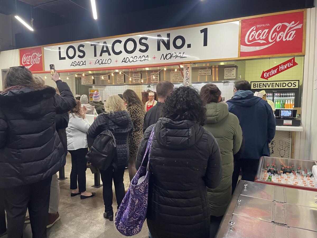 Los Tacos No. 1 in Times Square