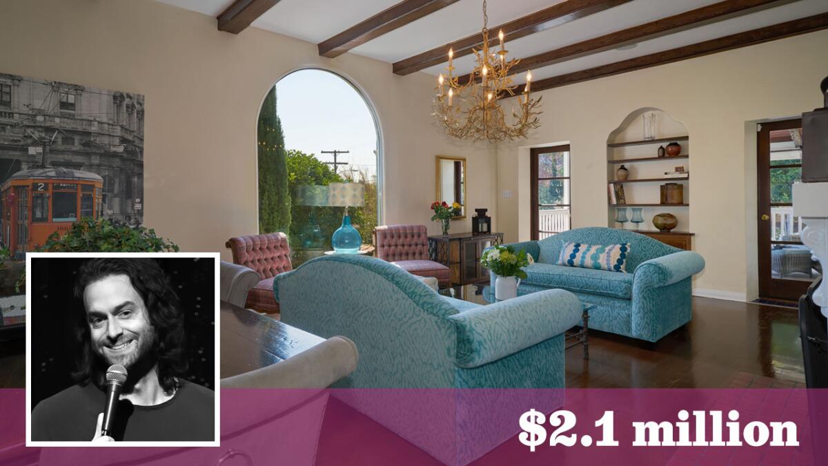 Actor-comedian Chris D'Elia bought the Beachwood Canyon residence in 2013 from stand-up comic turned late-night television host Craig Ferguson.