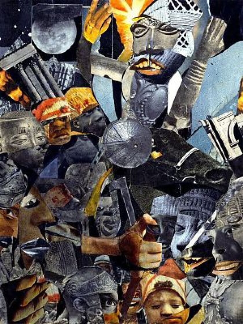Romare Bearden, "Sermons: The Walls of Jericho," 1964.