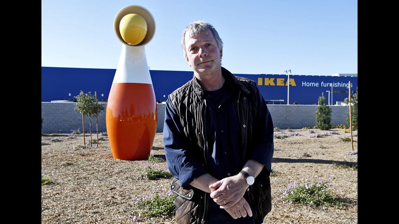 Photo Gallery: Ikea Burbank unveils art piece