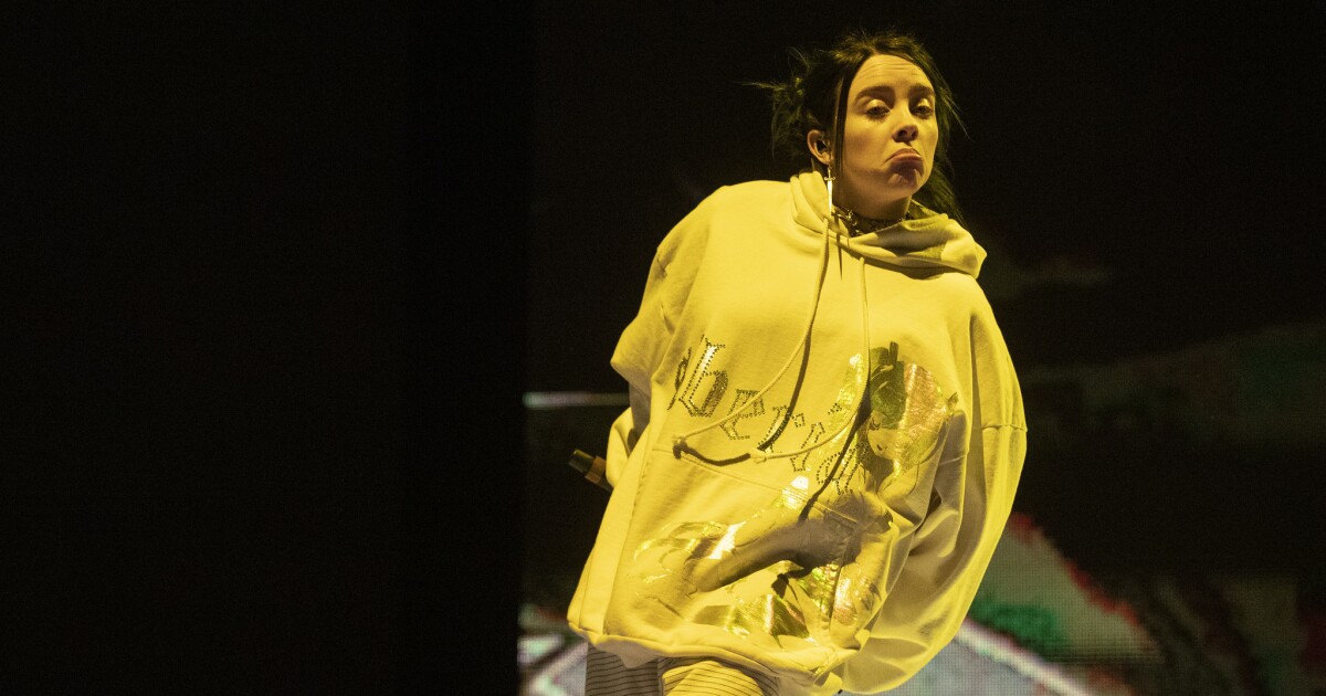 Billie Eilish trolls “babies” offended by a scribble