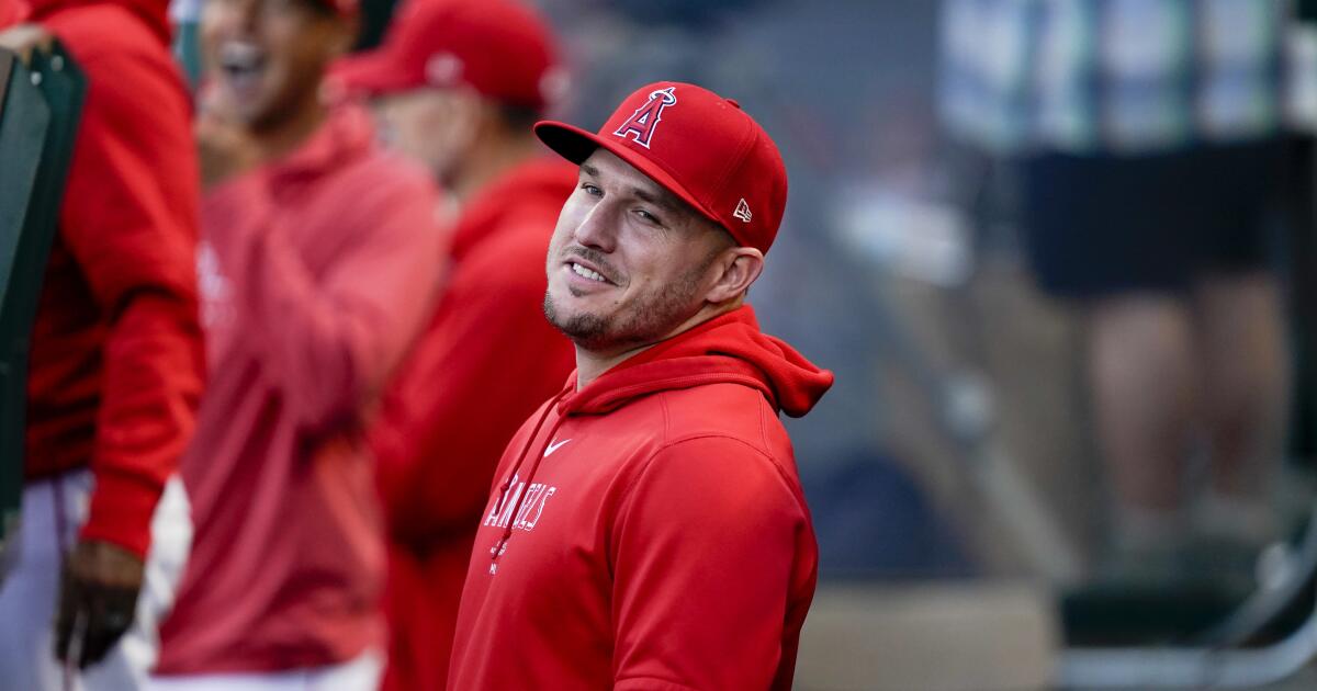Mike Trout is out for the season after tearing meniscus again - Los Angeles Times