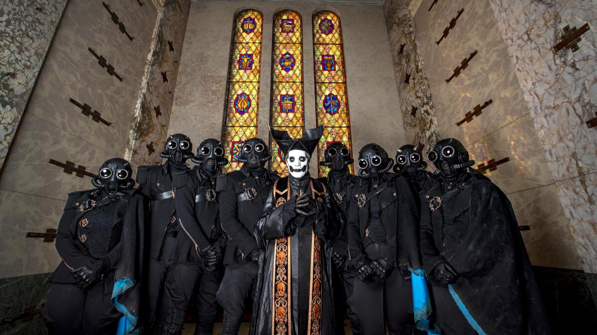 How Swedish band Ghost conquered heavy metal and the charts - Los Angeles  Times