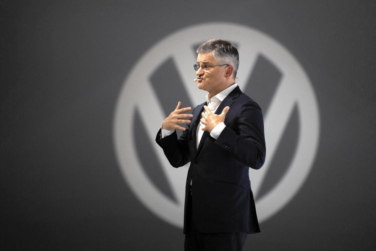 “We have totally screwed up,” Volkswagen's U.S. chief, Michael Horn, said at a New York event for the new Passat. “Our company was dishonest with the EPA, and the California Air Resources Board and with all of you.”
