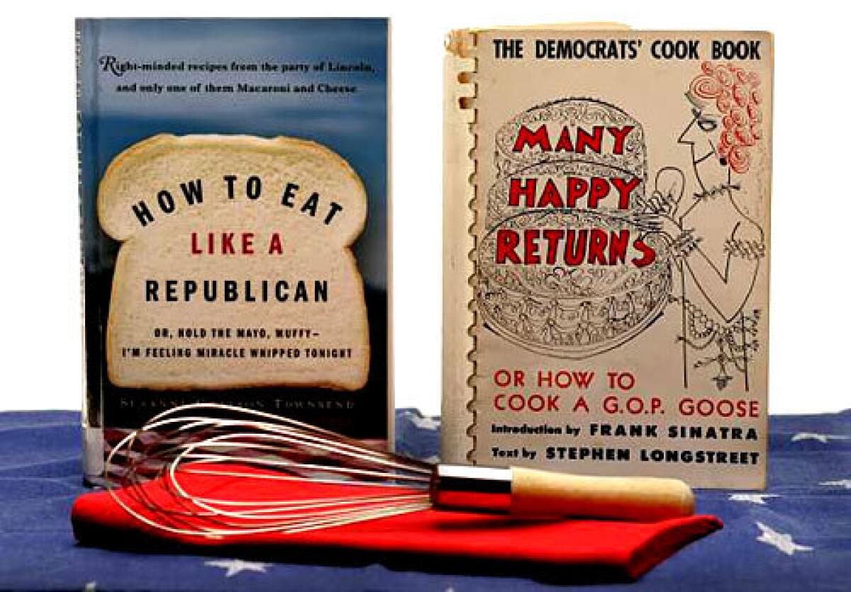 ACROSS THE AISLE: Recipes from politicians and their pals fill quirky cookbooks. Bipartisan report: Some are tasty.