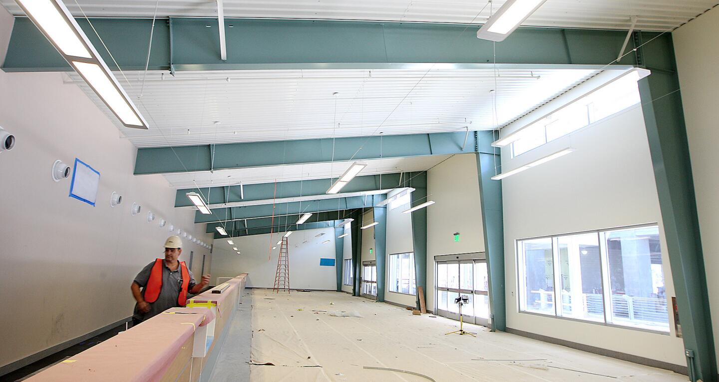 Photo Gallery: Bob Hope Airport transportation center finishing touches