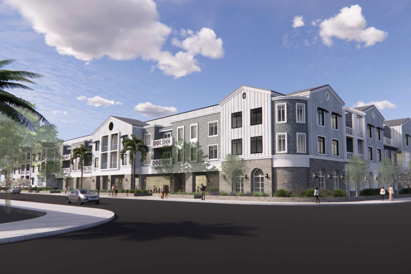 The Bolsa Chica Senior Care Community would be located at the southwest corner of Bolsa Chica Street and Warner Avenue.