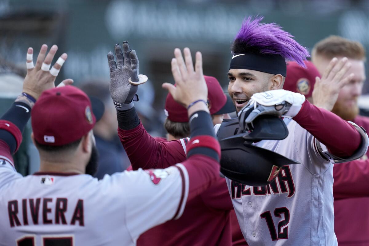 Lourdes Gurriel Jr. go-ahead run Arizona Diamondbacks Oakland