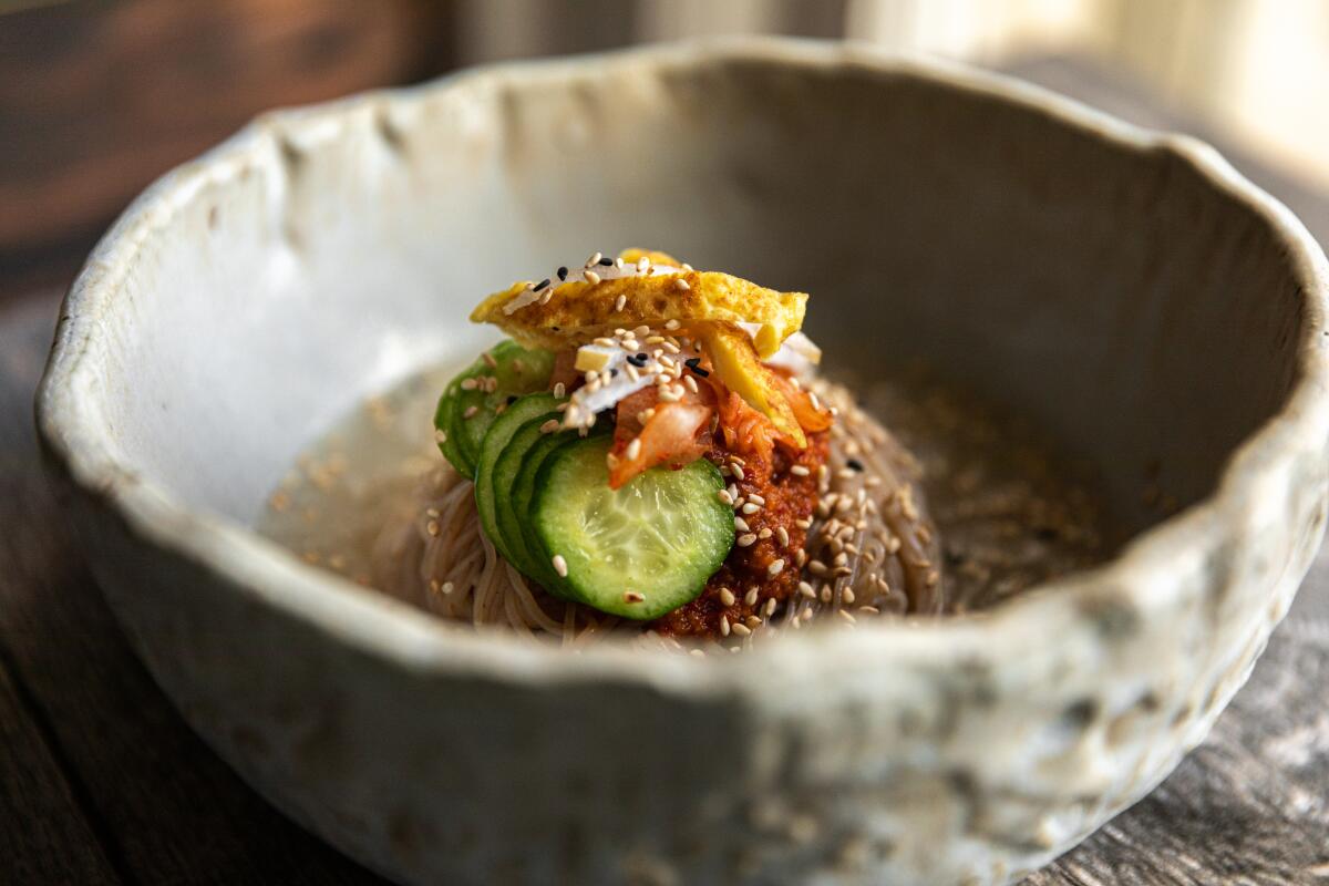 Naengmyeon (Cold Buckwheat Noodles)