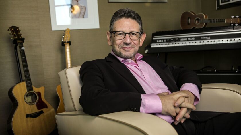 Lucian Grainge, chairman and CEO of the world's largest music company, Universal Music Group, photographed in 2014 in his office in Santa Monica.