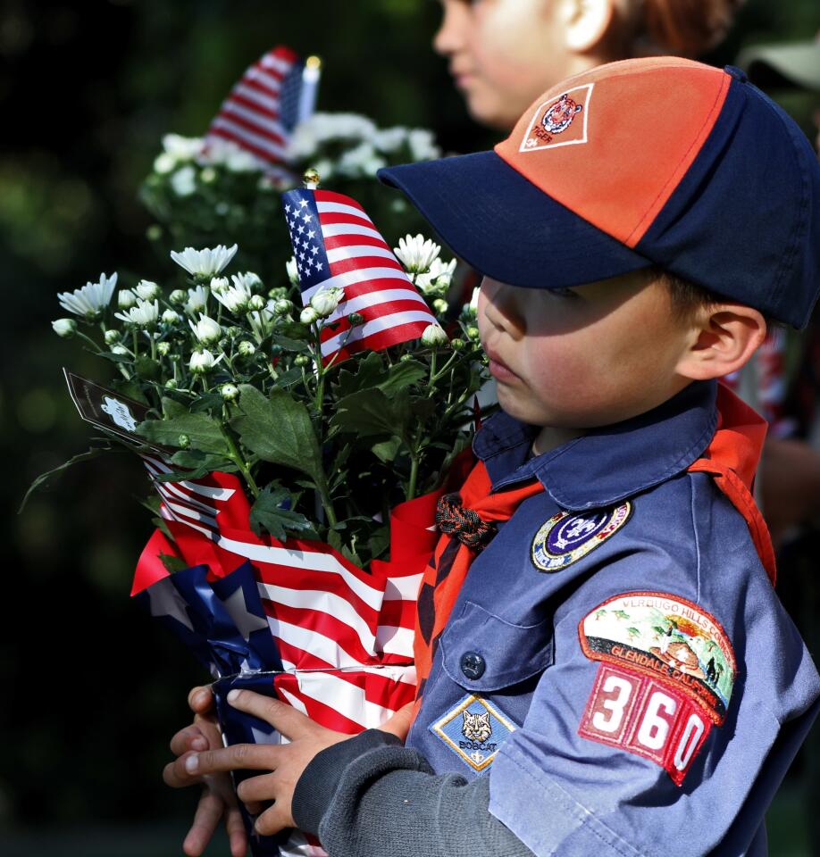 Photo Gallery: Memorial Day service at Two Strike Park Memorial Wall