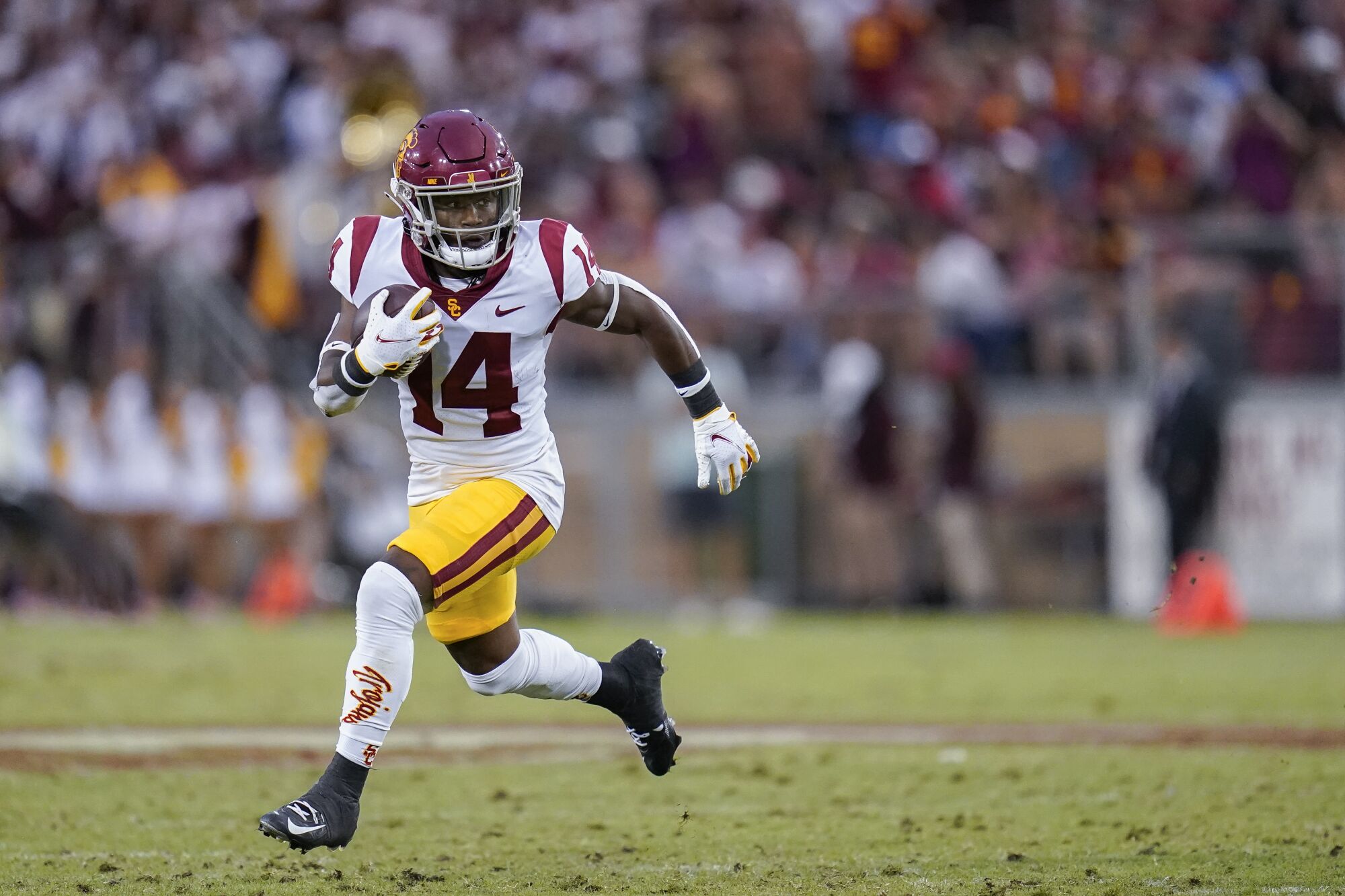 USC running back Raleek Brown carries the ball during a win over Stanford on Sept. 10.