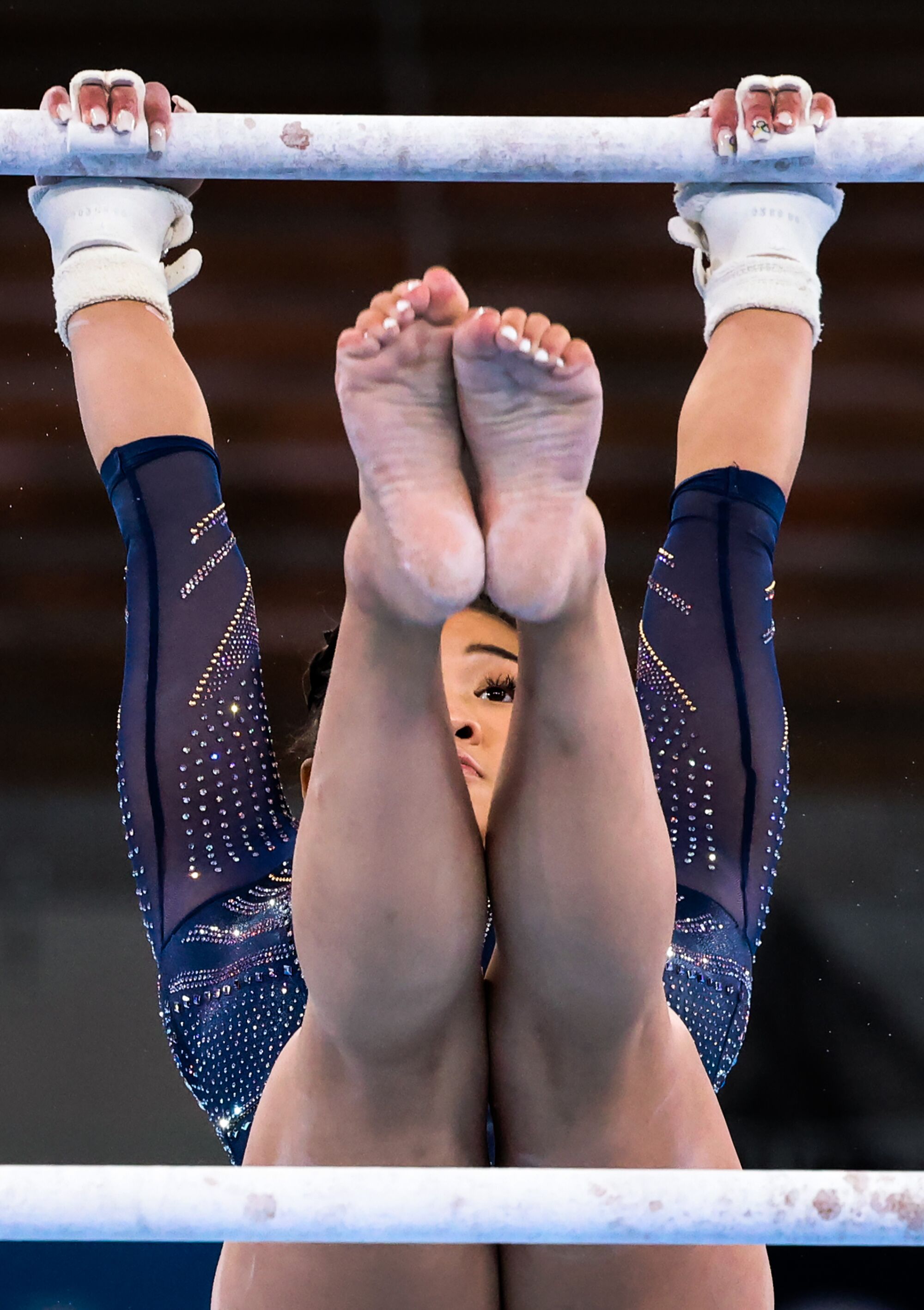 USA gymnast Sunisa Lee earns a Bronze Medal in the Uneven Bars