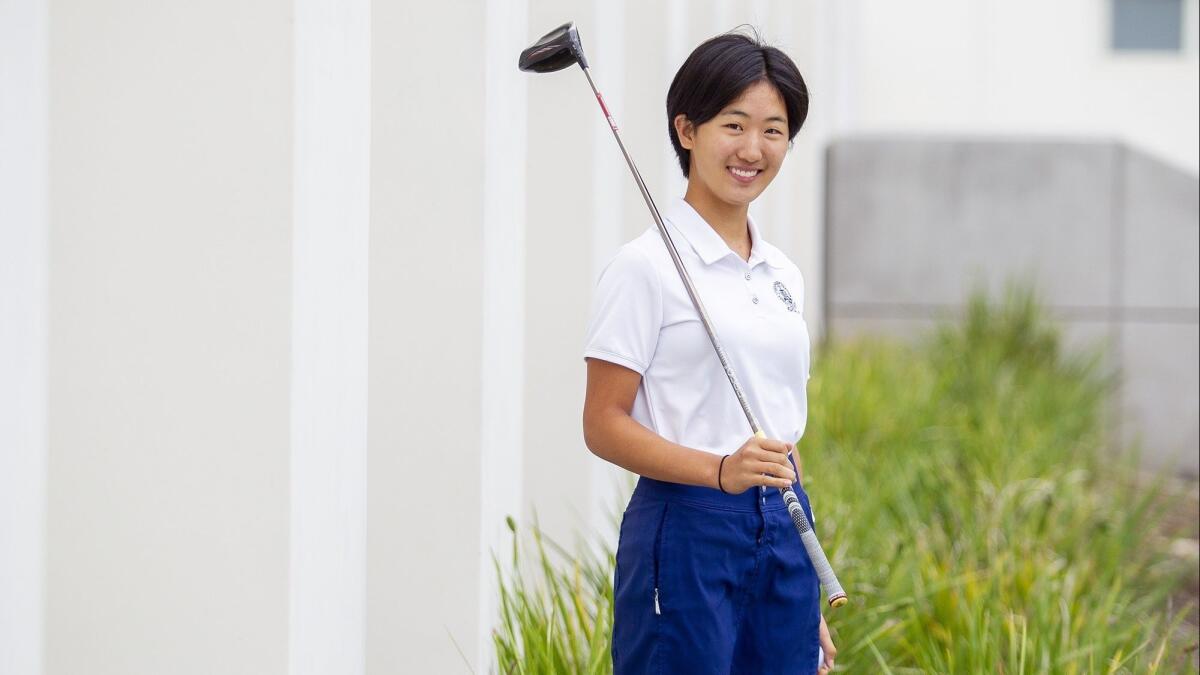 Wa Yeung Tong finished as the medalist in each of Newport Harbor High's first seven matches this season.
