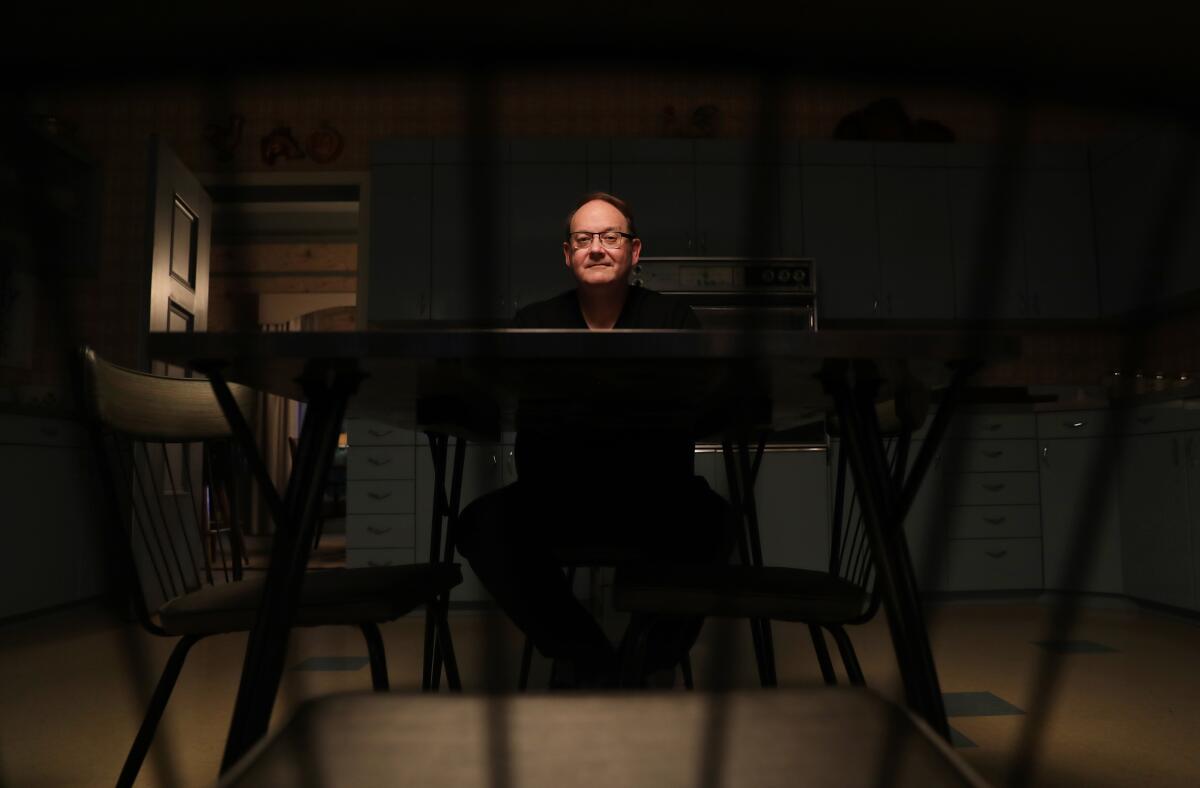 "Desperate Housewives" creator Marc Cherry on the set of his new CBS All Access series “Why Women Kill"