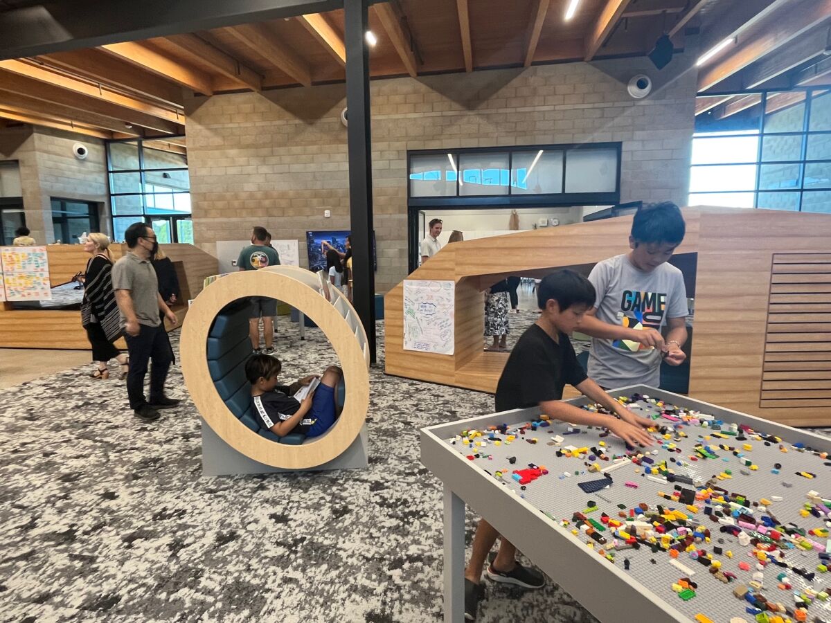 Students at home in Pacific Sky's Innovation Center.