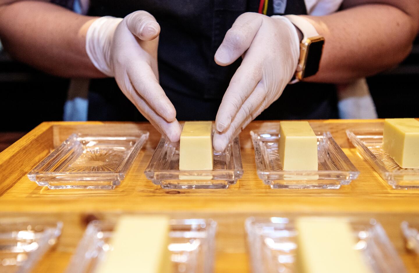 Inside the kitchen at Angler