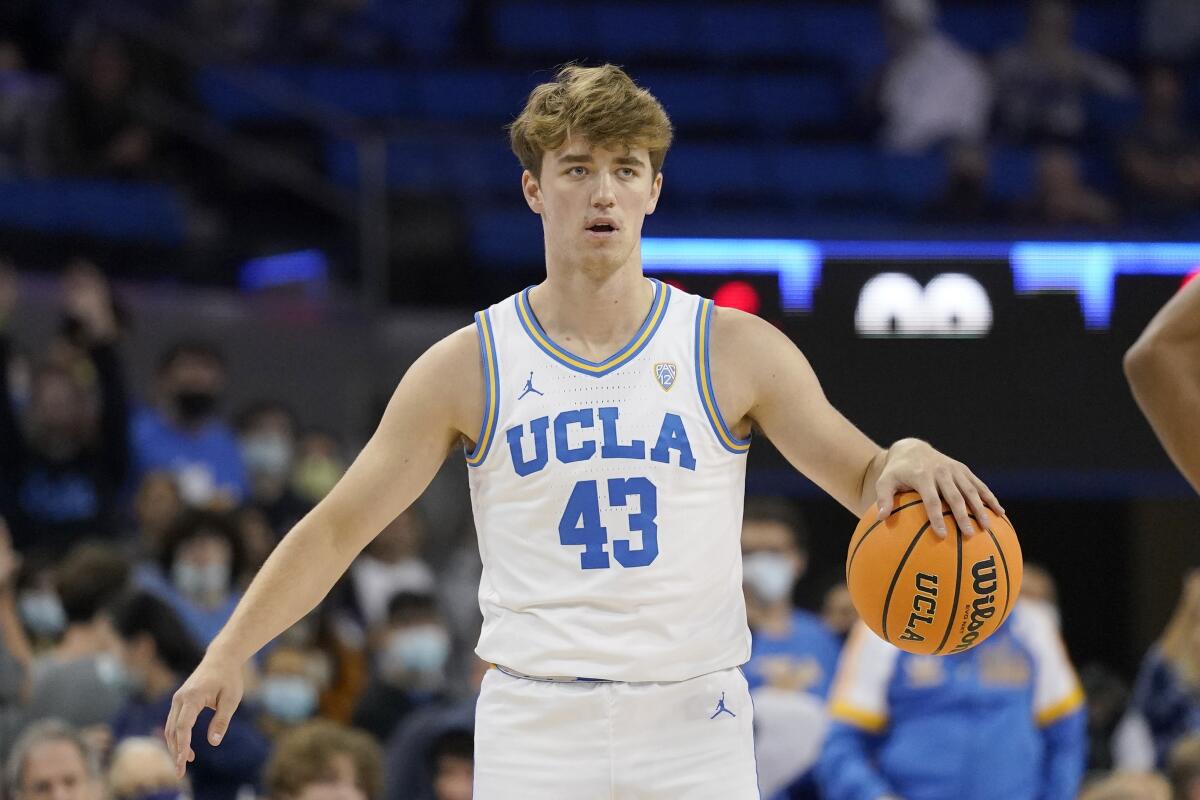 UCLA guard Russell Stong during a game against North Florida earlier this month.