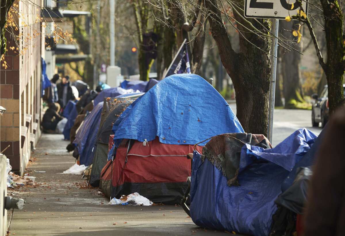 Oregon mayor to ban homeless camps on Portland streets The San Diego