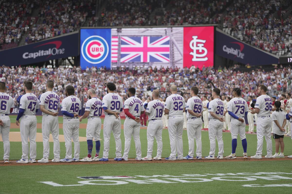 Cubs make an impression in London, continue hot streak with a 9-1 victory  vs. Cardinals - Chicago Sun-Times