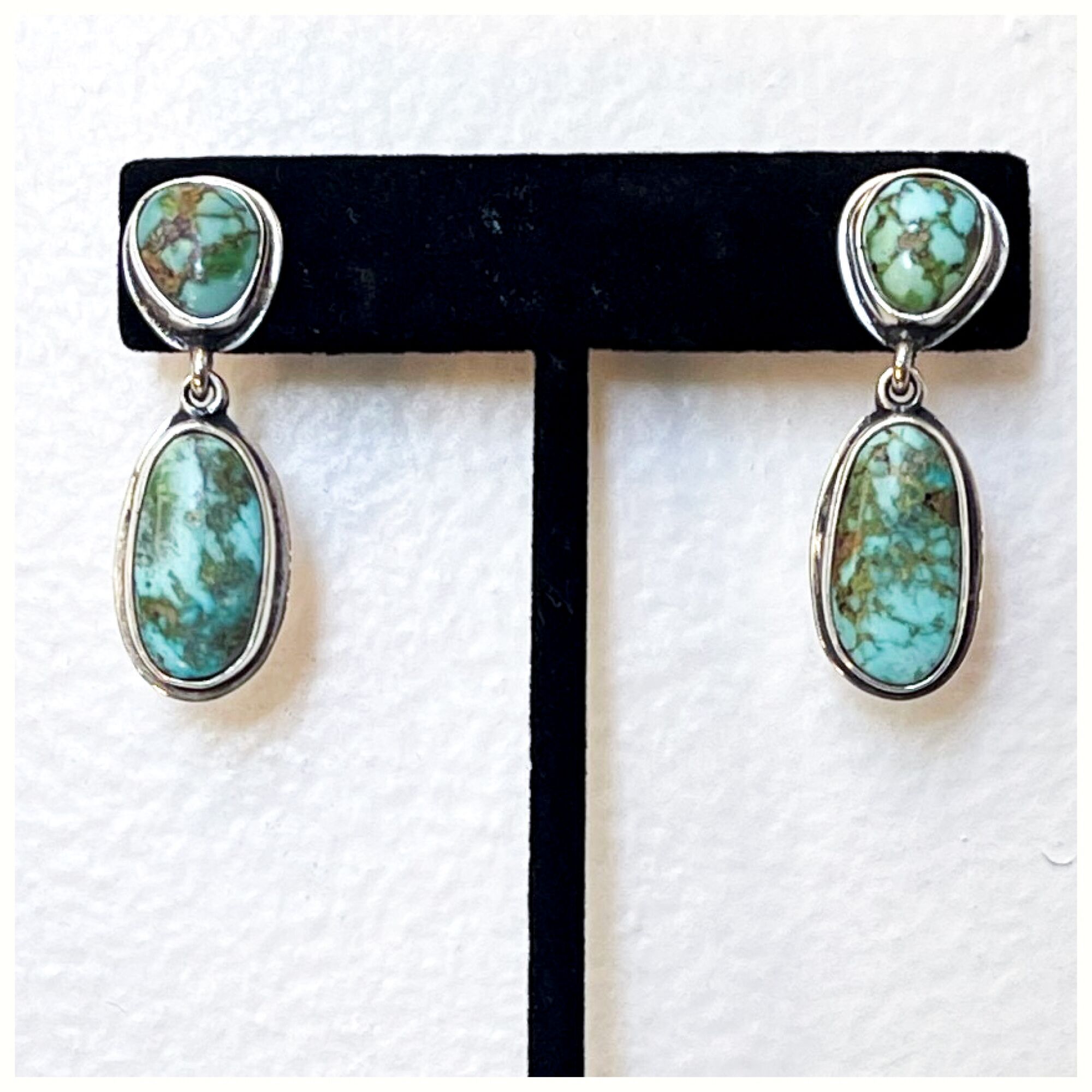 Turquoise earrings from Federico Jimenez