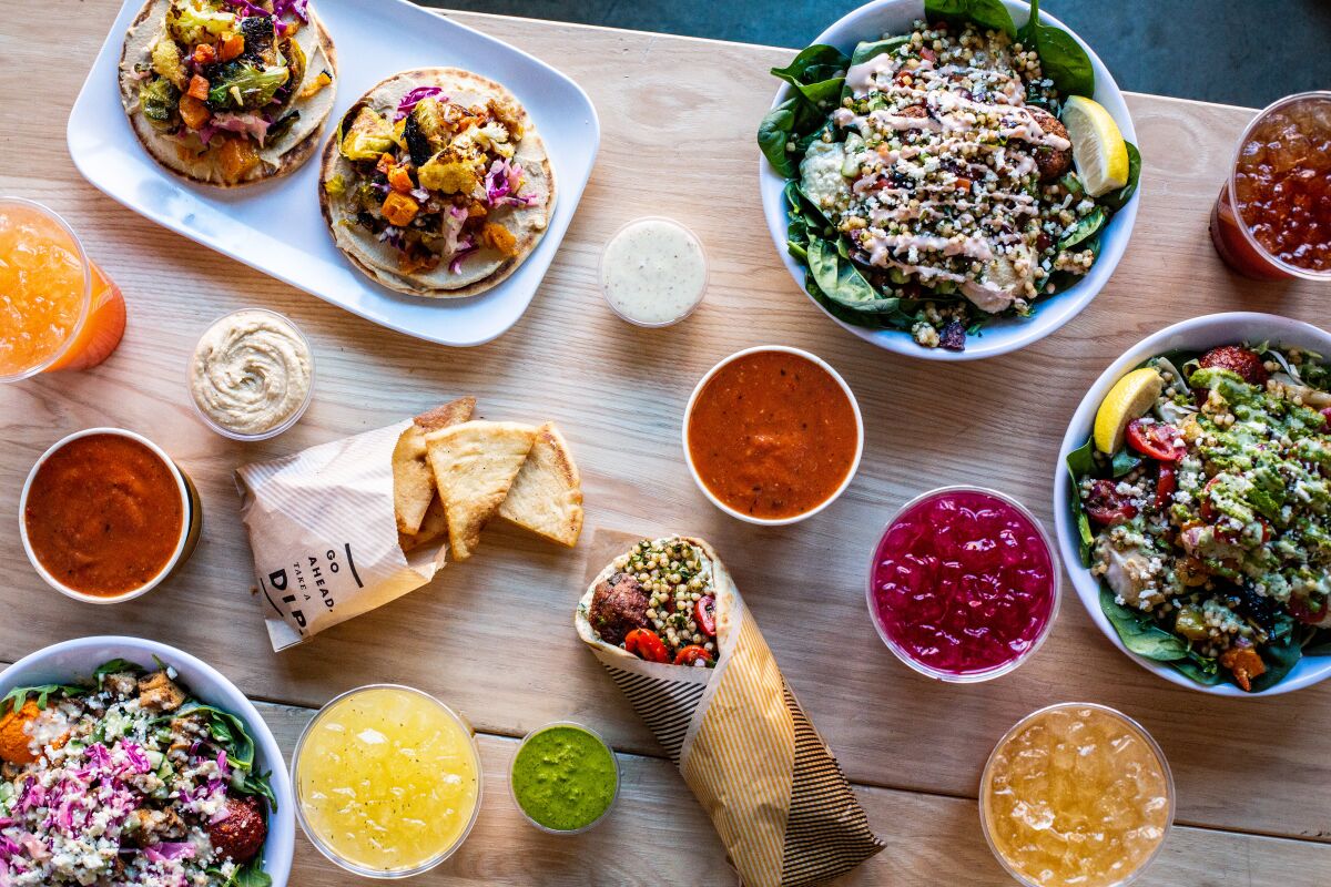 Make your own Mediterranean: build a bowl or load a pita at One Paseo's CAVA.