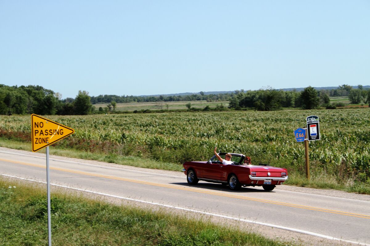 The Lincoln Highway Heritage Byway in Iowa covers 460 miles of the country's first transcontinental road.