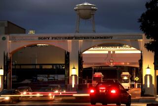 Sony Pictures Entertainment studios in Culver City.