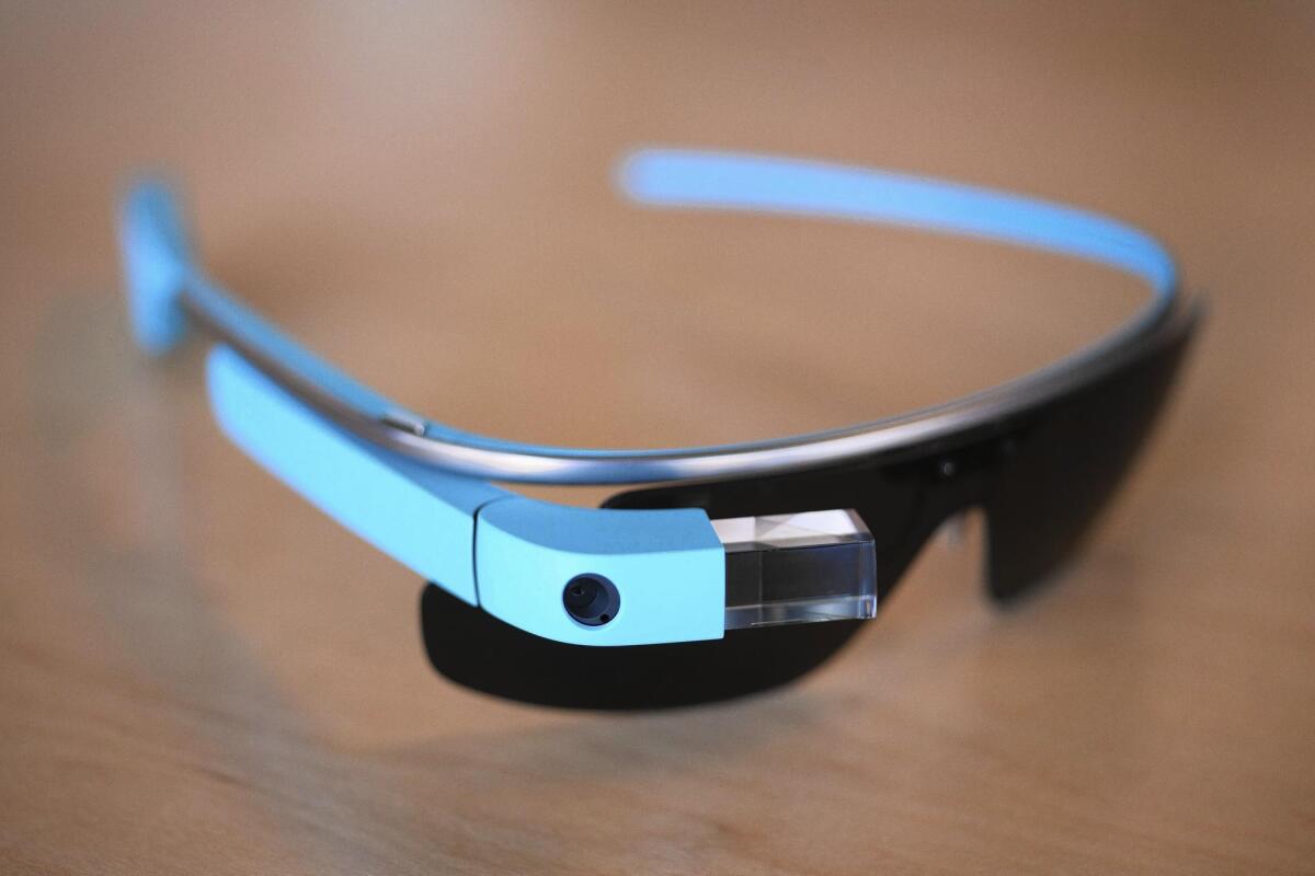 Wearable tech is quickly gaining traction. Above, Google Glass.