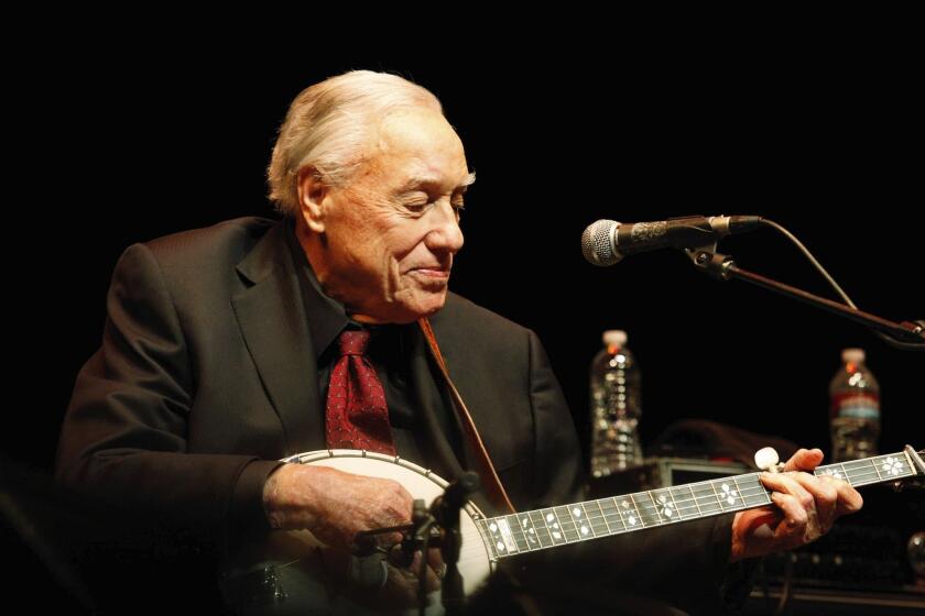 Earl Scruggs performing at UCLA's Royce Hall in 2011.