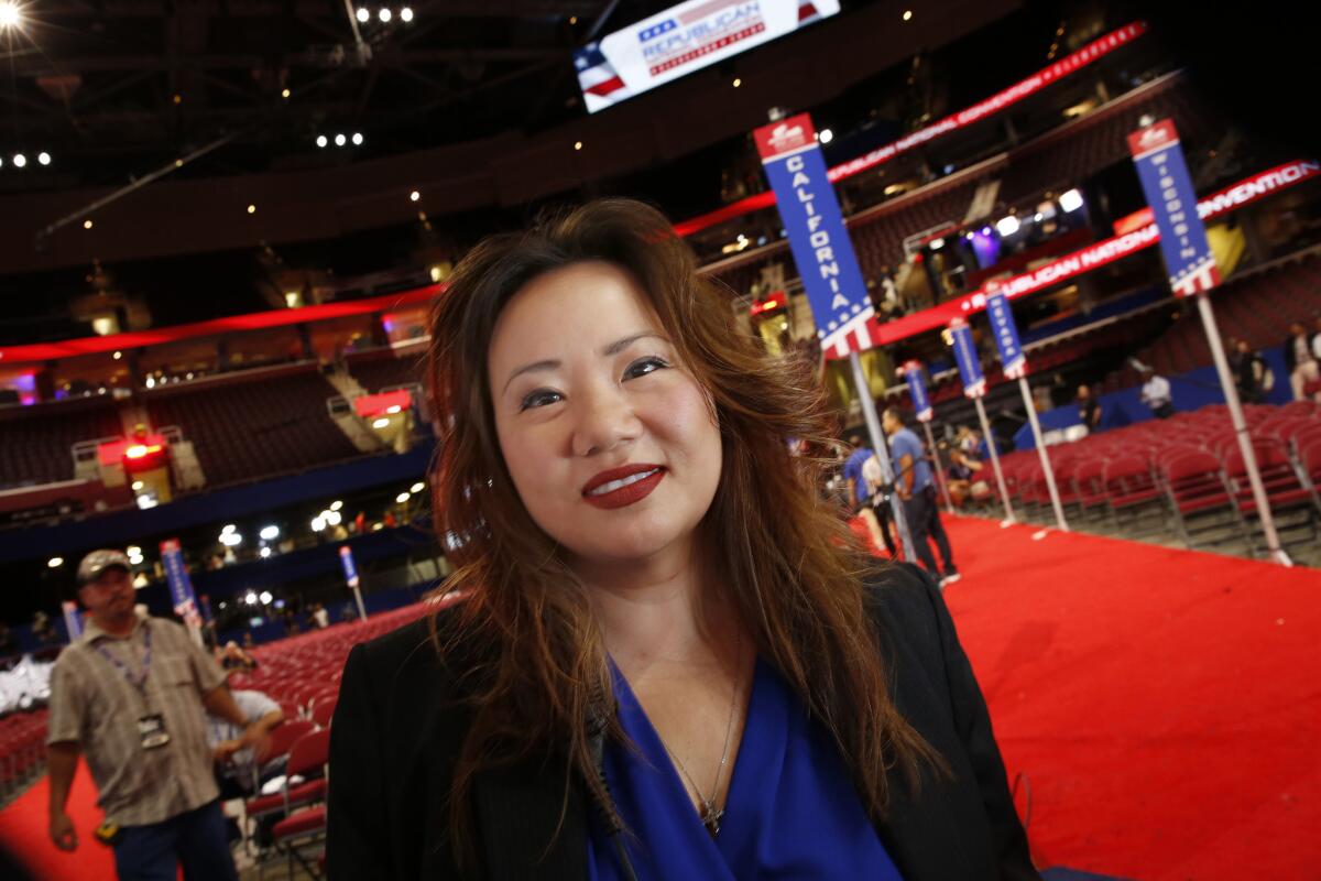 Marcia Lee Kelly is the first woman and first Asian American to serve as director of operations for the Republican National Convention.