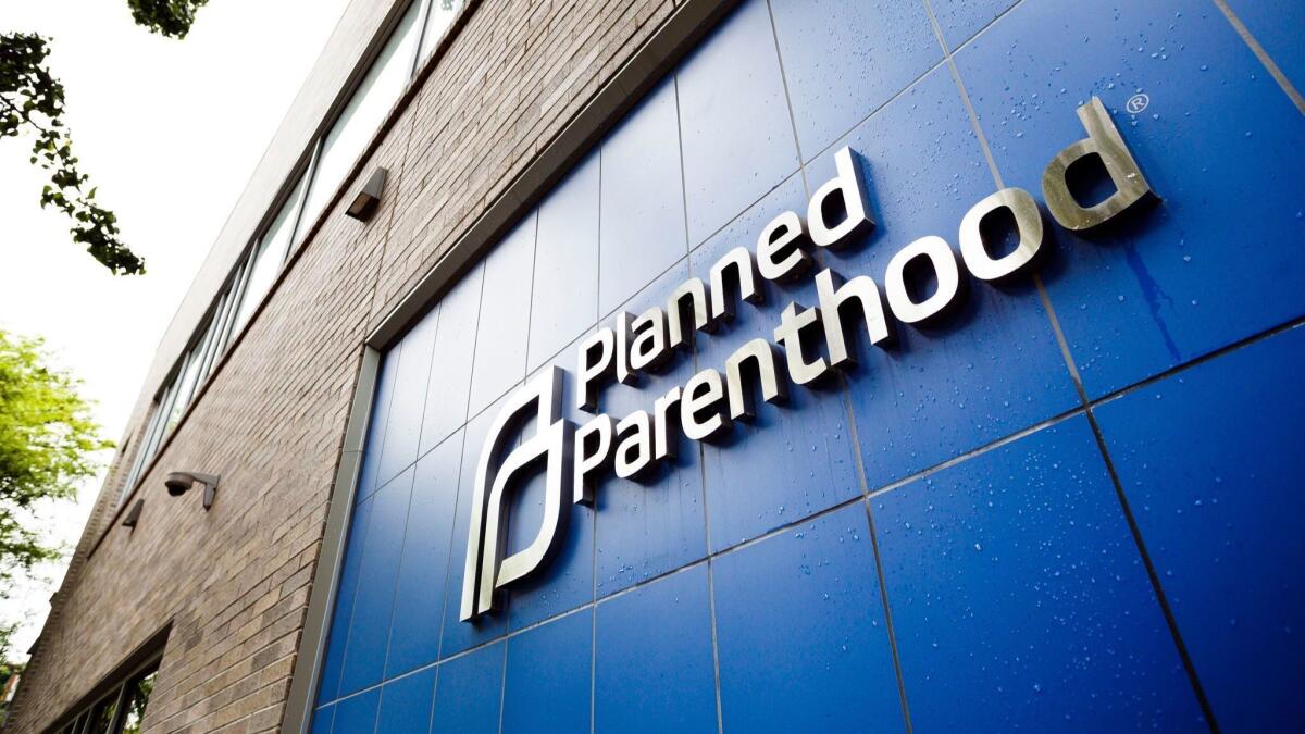 A Planned Parenthood health clinic in New York on May 18.