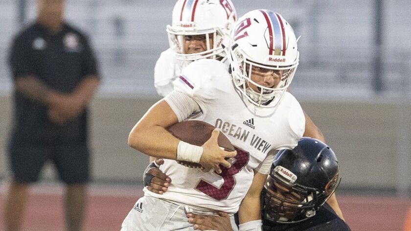 High School Roundup Ocean View Football Off To First 5 0 Start
