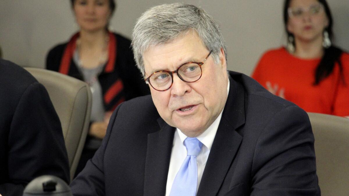 U.S. Atty. Gen. William Barr.